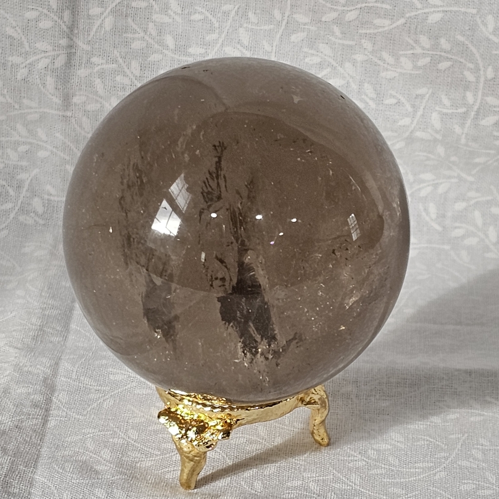 Smokey Quartz Crystal Sphere